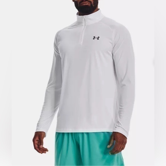 Under Armor Heatgear Quarter Zip Long Sleeve Top - Picture 1 of 13